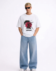 Roaring Tiger Graphic T-Shirt – Fierce Wild Animal Streetwear Oversized Tee | PANTHRA
